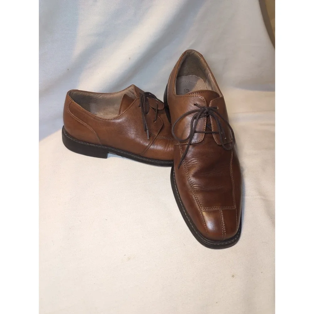 FLORSHEIM Brown Leather Oxford Shoes 11175-221 Size 13 D Men's Dress Lace Up